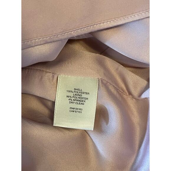 Eliza J Blush Pink 3D Embroidered Floral Appliqué Sheath Dress size 8 - Picture 6 of 8